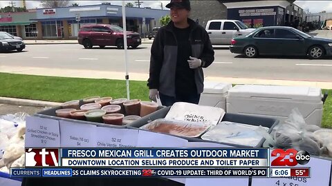 Fresco Mexican Grill creates outdoor market