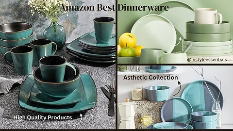 Amazon Dinnerware/Dinner Set/Asthetic Choice