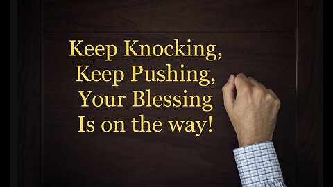 KEEP KNOCKING