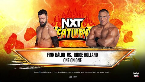 WWE 2k24 Finn Balor vs Ridge Holland