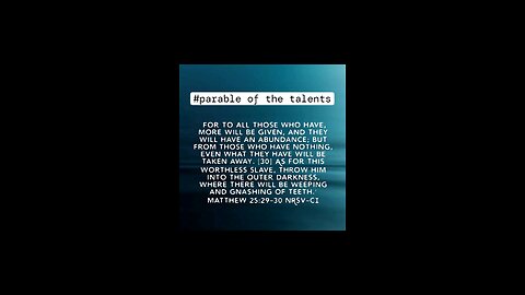 parable of the talents