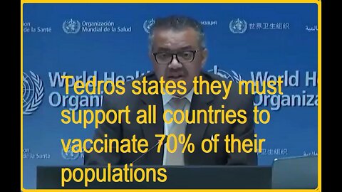 W.H.O. Tedros: Coronavirus Pandemic Still Far From Over