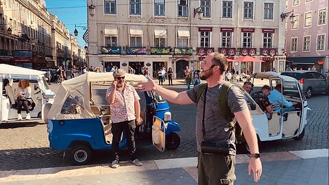 Tuk tuk driver RAGES, accuses us of "slut shaming" while preaching about feminine modesty in Lisbon