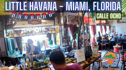 Miami Florida Calle Ocho | Little Havana | Cuban Cigar Bar & Lounge | Mojitos | Part 2 of 2