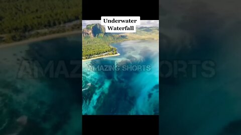 Amazing Underwater Waterfall #shorts #short #shortvideo