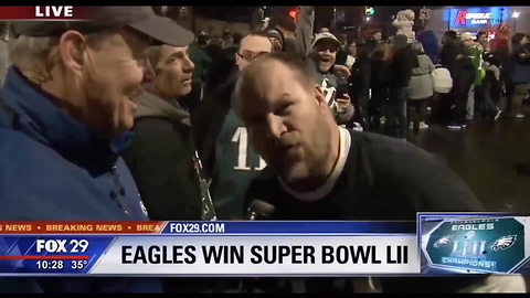 Eagles Fans Take Shots At Cris Collinsworth Commentary During Super Bowl