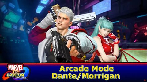 Marvel vs. Capcom: Infinite - Arcade Mode: Dante/Morrigan