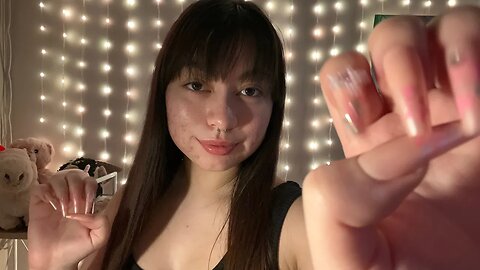 ASMR Tapping on my Nails | iPhone Mic + Hand Movements & TkTk Sounds