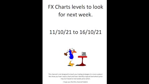 Ep 010 FX Chart levels for next week