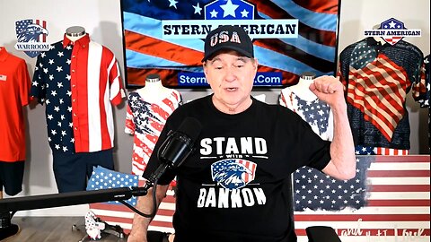 Stern American - Steve Stern Announces the Launch of the Stand with Bannon Shirt 7-1-2024