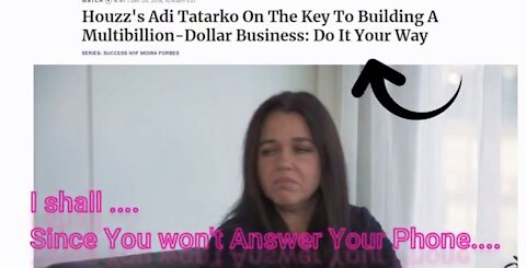 1 of 21 ways Adi Tatarko is Lost with-in Her Own destruction