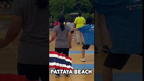 Outdoor Dance Fitness in Pattaya, Thailand: Get Fit & Have Fun! 🎶🏃‍♀️ #short #fitness #dance