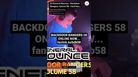 🎵 BACKDOOR BANGERS 58 IS ONLINE NOW! 🎵 #HardHouse #HardDance #DJGeneralBounce