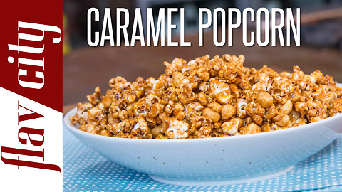 Homemade Cracker Jack - Salted Caramel Popcorn