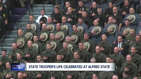 trooper's life celebrated at Alfred State