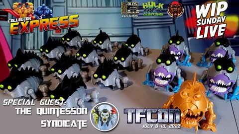 Customizing WIP Sunday Live - Episode #14 - TFcon - Feed them to the Sharkticons - 3D Printing