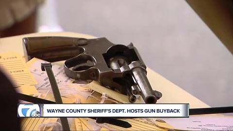 Wayne County Sheriff's Dept. Hosts Gun Buyback