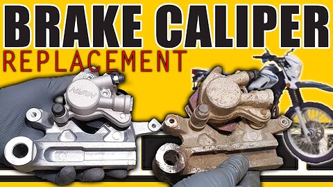 Yamaha XT250 - Brake Caliper Replacement