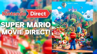 Super Mario Bros Movie Nintendo Direct Announced!