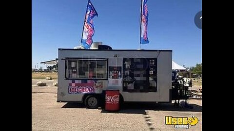 2018 - 8' x 16' Shaved Ice Concession Trailer | Mobile Food Unit for Sale in Texas!