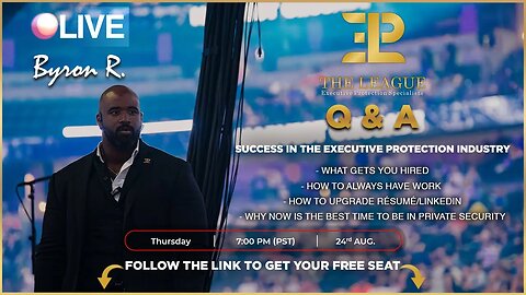 Live Zoom Meeting Invite⚜️Success in the Executive Protection Industry