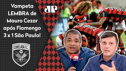 "Cara, eu SÓ LEMBREI do Mauro Cezar quando o..." Vampeta É SINCERO após Flamengo 3 x 1 São Paulo!