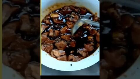 #shorts daging masak hitam kismis goreng