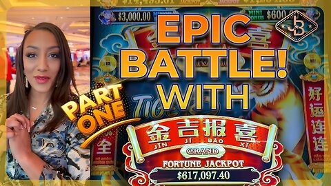 Epic Battle! with Grand Tiger Slot in Las Vegas! Part One.