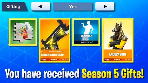 NEW "SEASON 5 SKIN GIFTING GAMEPLAY" LEAKED! - "How to use NEW SEASON 5 GIFTING SYSTEM" in Fortnite!