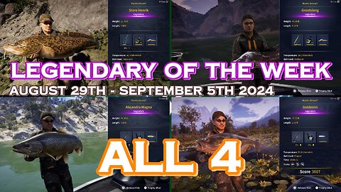 Legendary Fish Of The Week August 29th to September 5th, 2024- Call of the Wild: The Angler