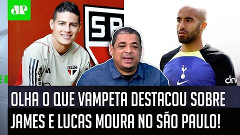 "VOCÊS VIRAM ISSO? Cara, EU TE FALO que..." OLHA o que Vampeta DESTACOU sobre Lucas e James no SPFC!