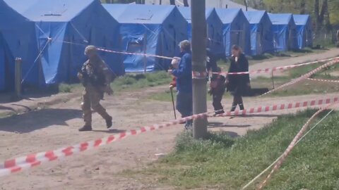 80 civilians, including women and children, forcibly detained by Ukrainian nationalists, were rescued from Azovstal in Mariupol