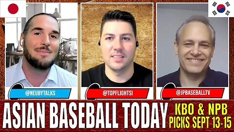 Asian Baseball Picks, Odds and Series Previews | KBO and NPB | Asian Baseball Today | Sept 13-15