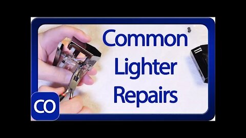 Common Lighter Repair Leaking Valve No Spark Proper Adjustment