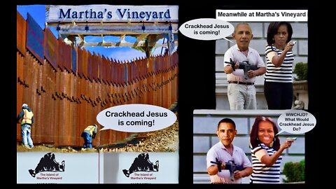 Marthas Vineyard Synonymous With Racism Hypocrisy Crackhead Jesus Town USA Biden Obama Set Example