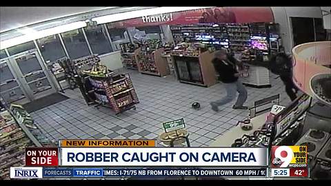 Suspected Speedway robber caught on camera