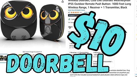 $10 doorbell from Amazon