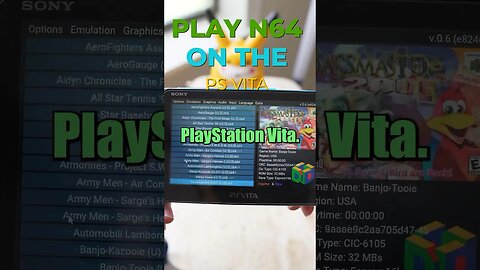 Play N64 on your PS Vita in 60 Seconds!