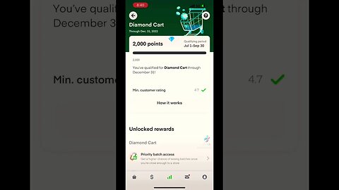 Instacart Diamond Cart unlocked 💎🛒🔓