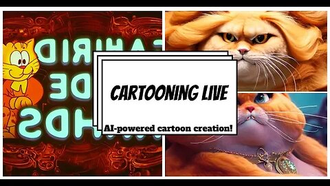 Ai Garfield (Parody) 🔴 ChatGPT Writes a Cartoon 🔴 LIVE