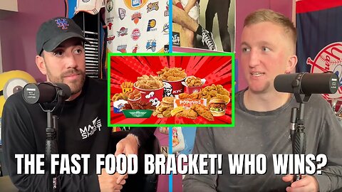 The FAST FOOD BRACKET!! You Decide Who Wins! 🌯🍔