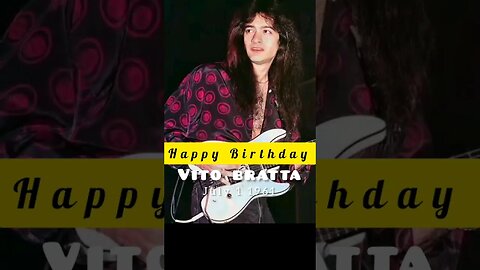 HBD VITO BRATTA #rockband #rockstory #musicchannel #musicnews #guitarist #vitobratta #whitelion