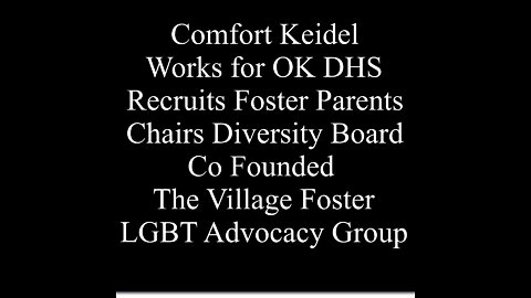 OK DHS Worker Trafficking Children for lgbt?