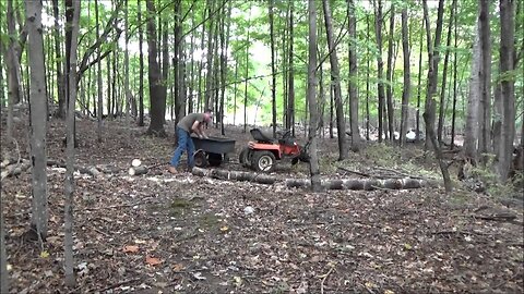 Finishing Tiny Home Window Framing And Cutting Firewood S24