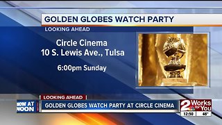 Golden Globes watch party at Circle Cinema