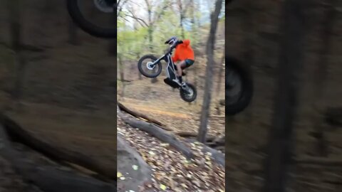 Found New E-Bike Dirt Jumps⚡️ #shorts