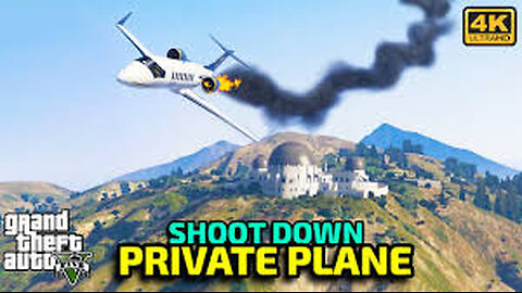 Shot Down private plane in GTA5 #1