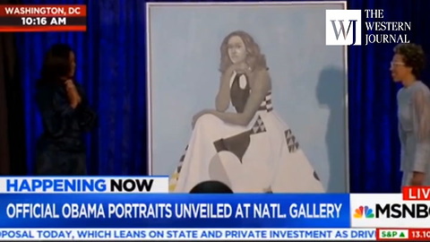 Watch: Michelle Obama Unveils Official Portrait That Looks Nothing Like Michelle Obama