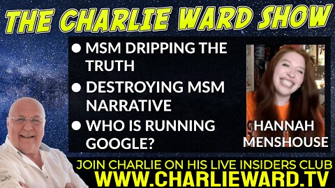 MSM DRIPPING THE TRUTH, WITH RED PATRIOT SHOW HANNAH MENSHOUSE AND CHARLIE WARD