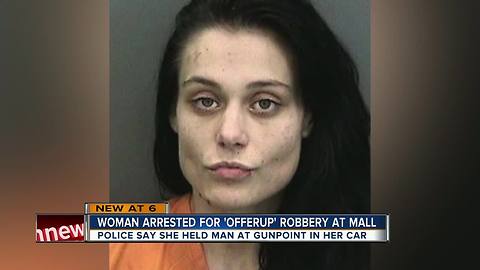 Woman allegedly robbed St. Pete man at gunpoint during OfferUp meeting